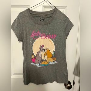 Disney size junior L lady and the tramp tshirt.
